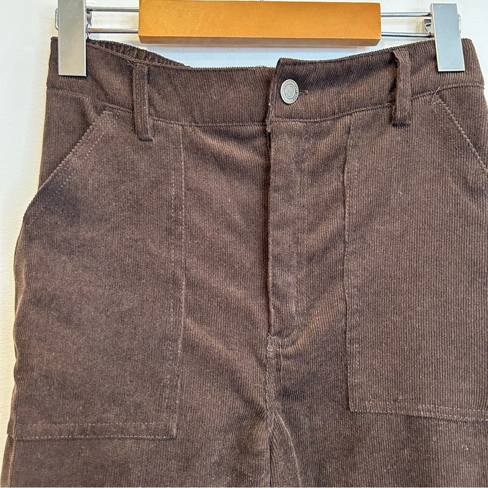Ardene Corduroy Carpenter Joggers Pants Brown - Picture 5 of 9